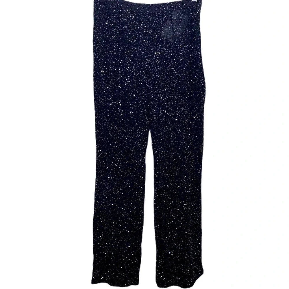 RESERVED Vintage Y2K INC international Concepts Beaded silk black lined pants - Picture 6 of 9